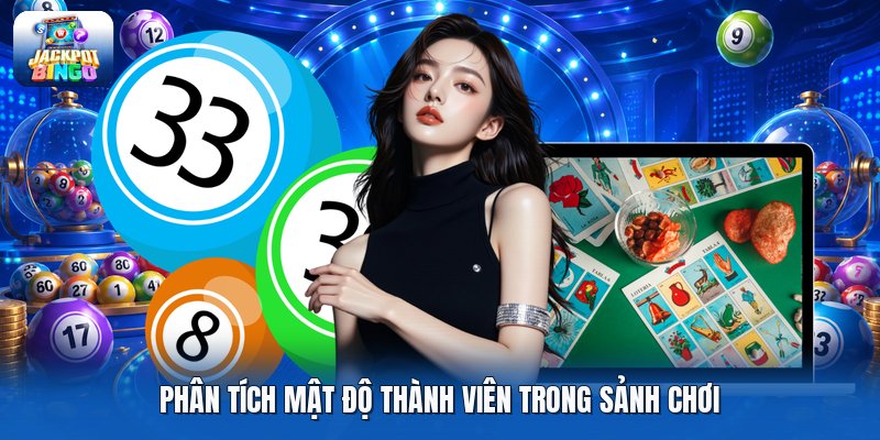 Phân tích mật độ thành viên trong sảnh chơi