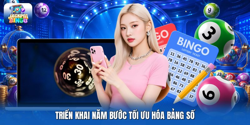 Triển khai năm bước tối ưu hóa bảng số